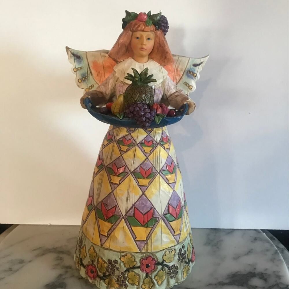 Jim Shore " Angle of Generosity" Amazing color and detailed craftsmanship.